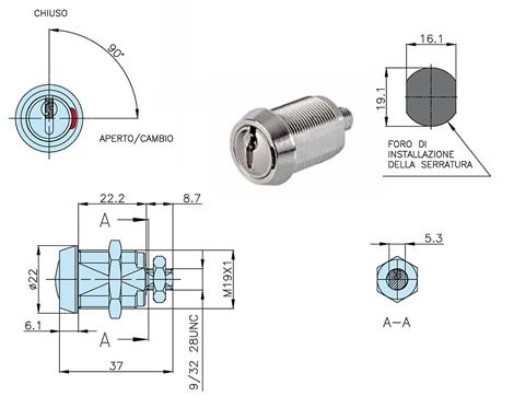 U0000136118 LOCK RIELDA Mod.567 фото 1