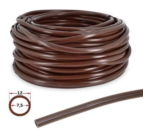 097685 SILICONE HOSE BROWN ø 7,5x12 фото 1