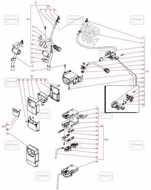 Выдача напитка, капучинатор