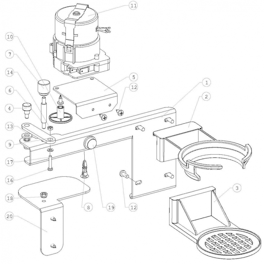 15.ДЕРЖАТЕЛЬ СТАКАНА ДО 01.2016