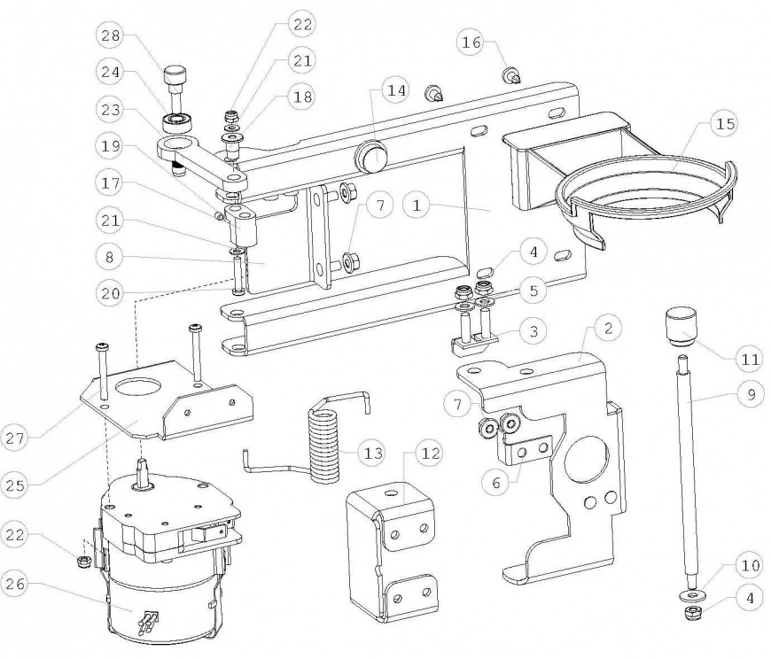 13.ДЕРЖАТЕЛЬ СТАКАНА С 07.2016